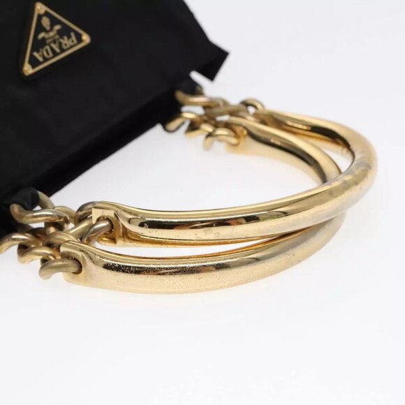 PRADA Hand Bag Nylon Black Auth - Picture 8 of 16